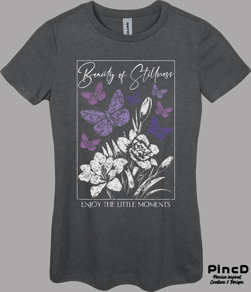 Schmetterling T-Shirt Damen - Beauty of Stillness