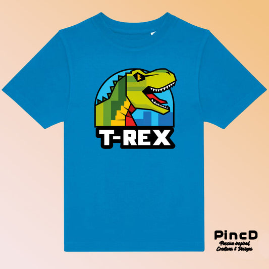 Dino T-Shirt Kinder – T-Rex Logo