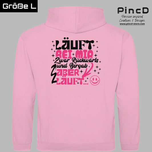 Lustiger Damen Hoodie – „Läuft bei mir…“