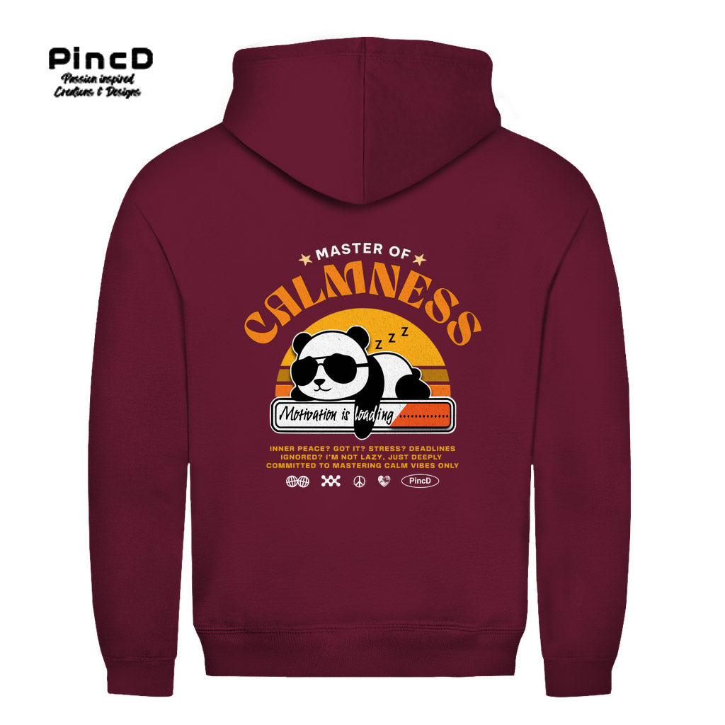 Good Vibes Hoodie mit Spruch – Master of Calmness