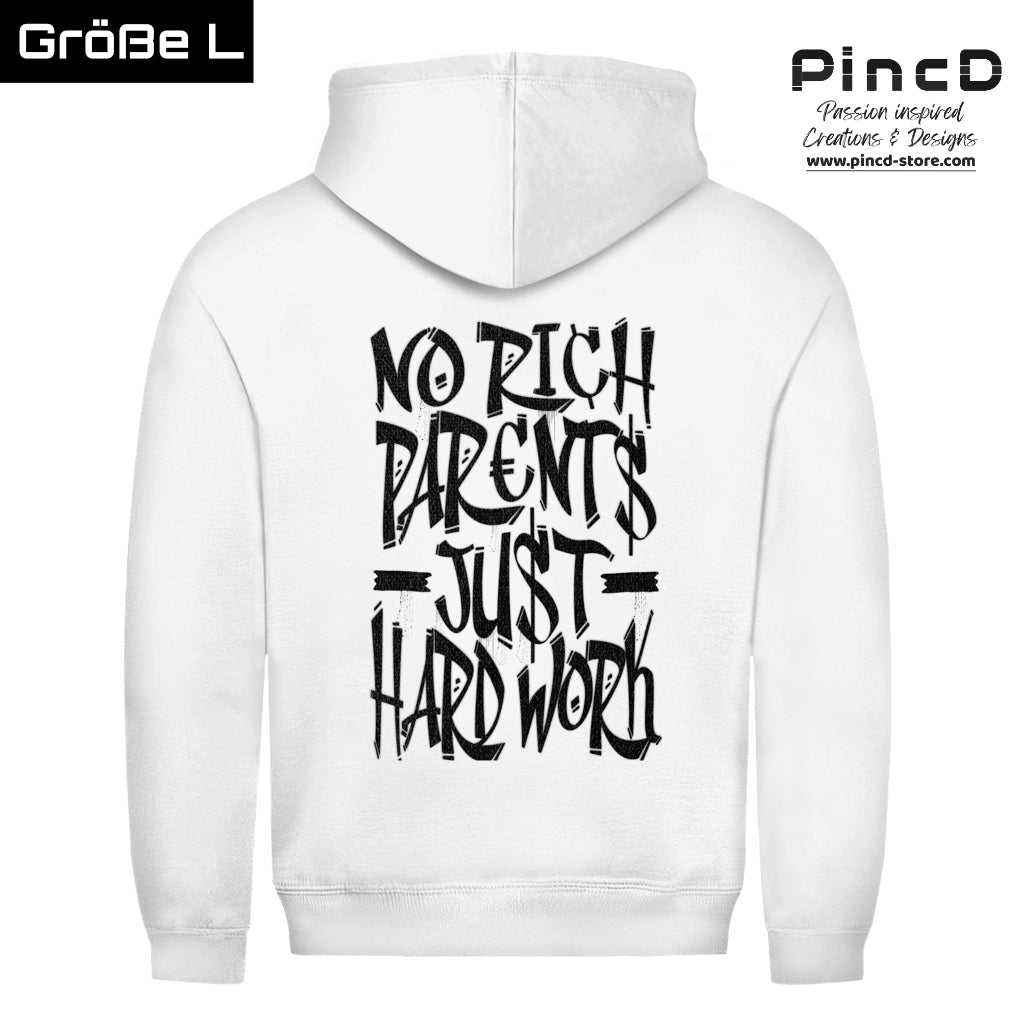 Hoodie – No Rich Parents-PincD-Streetwear