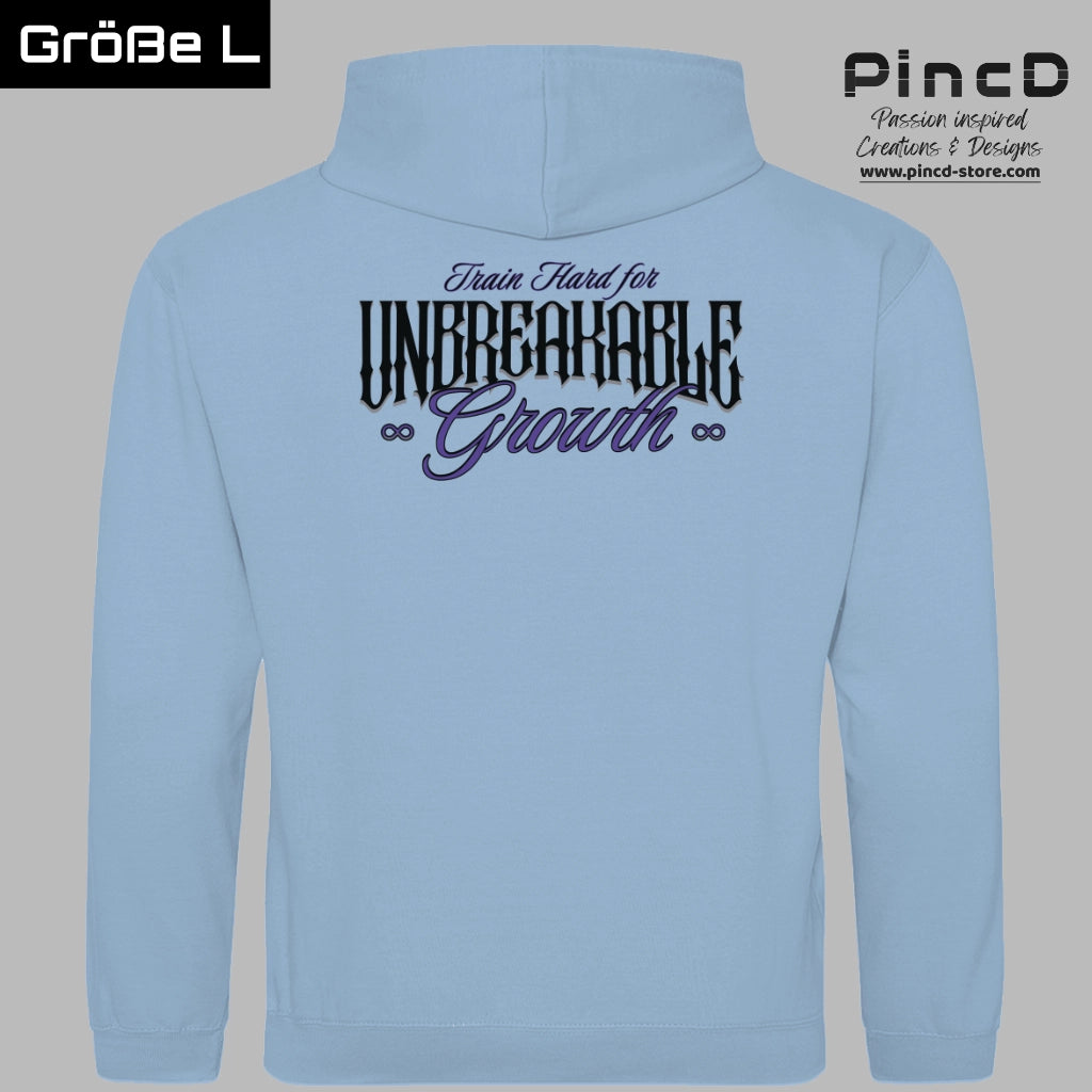Gym Hoodie - Unbreakable Growth by PincD Streetware