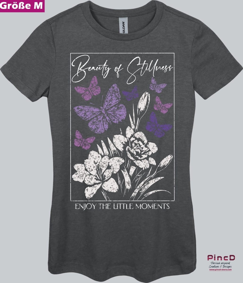 Schmetterling T-Shirt Damen - Beauty of Stillness