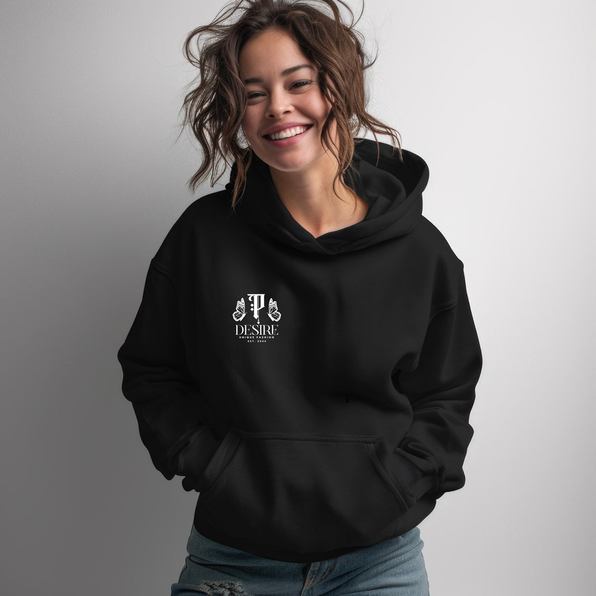 Hoodie Damen Spruch – Als Gott mich schuf