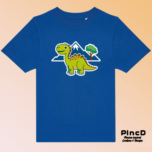 Dino T-Shirt für Kinder mit Motiv Brachiosaurus