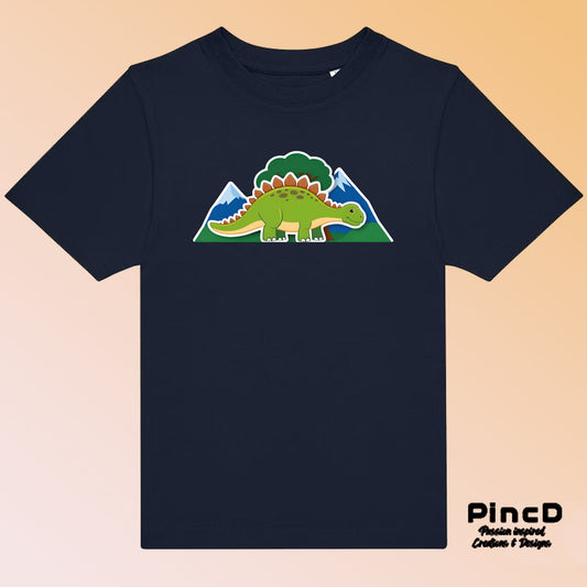 Dino T-Shirt Kinder – Stegosaurus