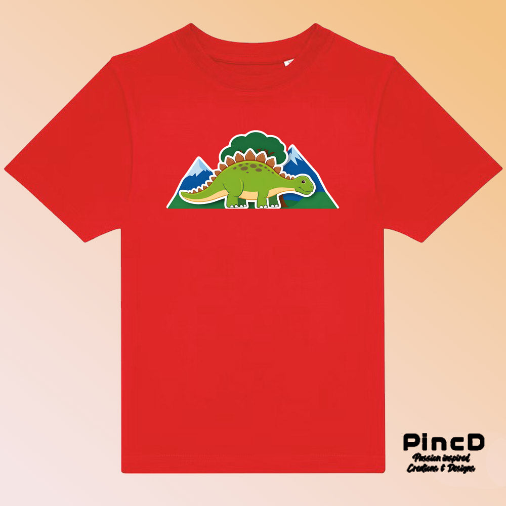 Dino T-Shirt Kinder – Stegosaurus