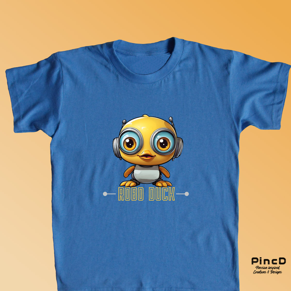 Enten T-Shirt Kinder – Coole Roboter-Ente -Robo Duck