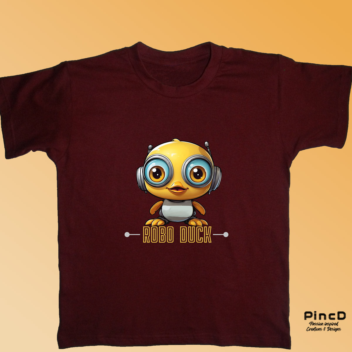 Enten T-Shirt Kinder – Coole Roboter-Ente -Robo Duck