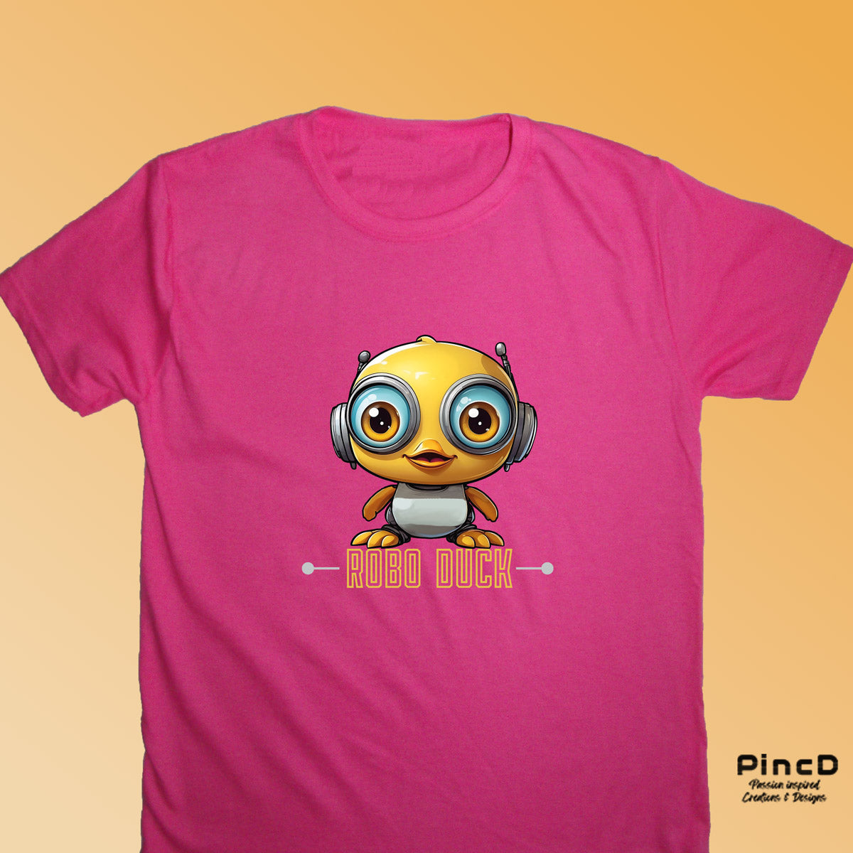 Enten T-Shirt Kinder – Coole Roboter-Ente -Robo Duck