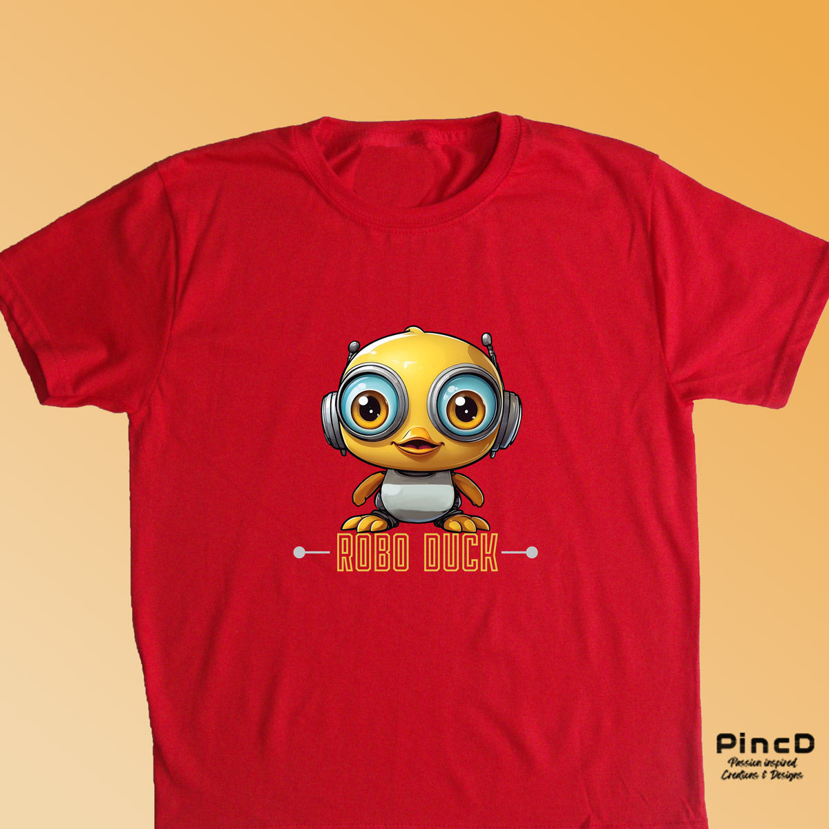 Enten T-Shirt Kinder – Coole Roboter-Ente -Robo Duck