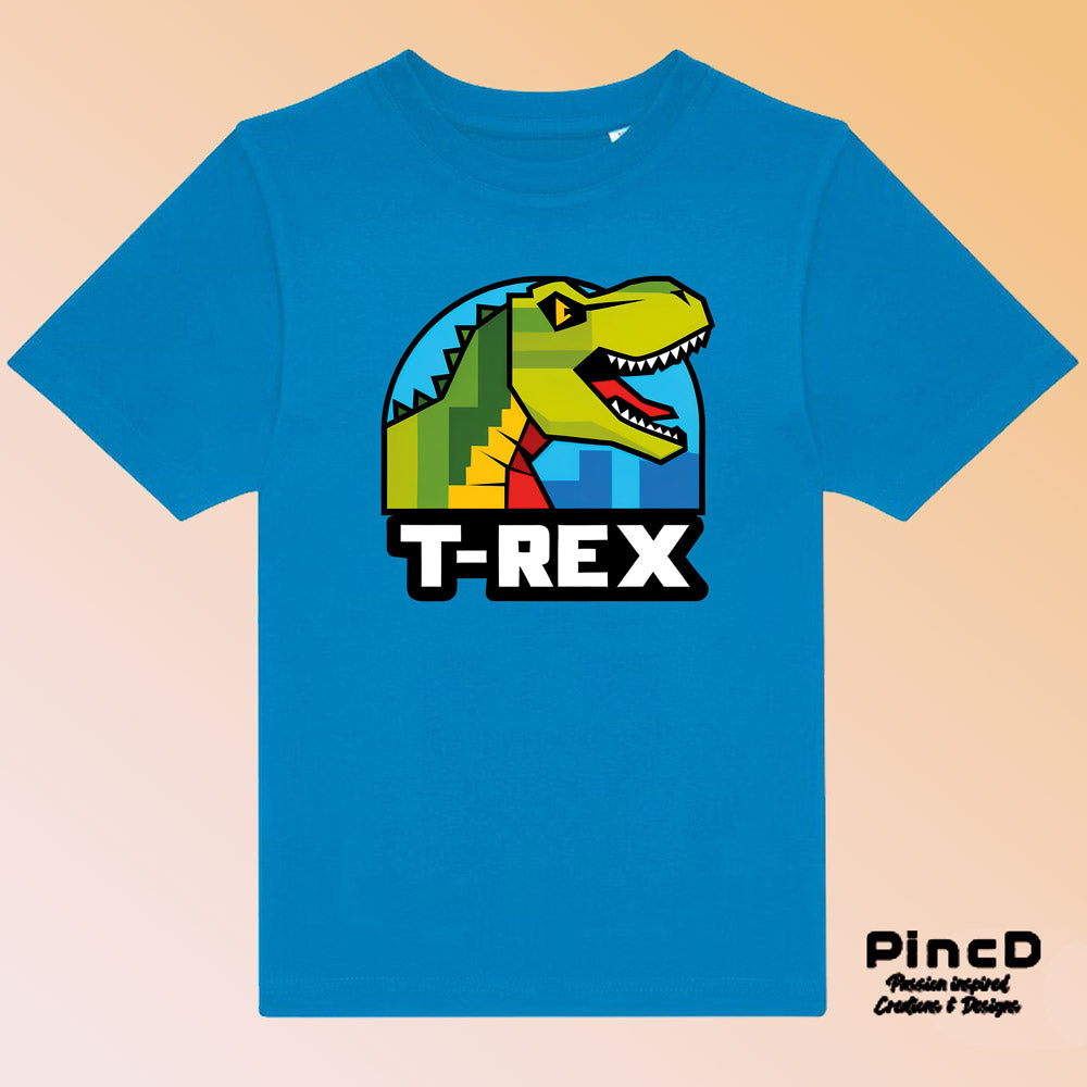 Dino T-Shirt Kinder – T-Rex Logo