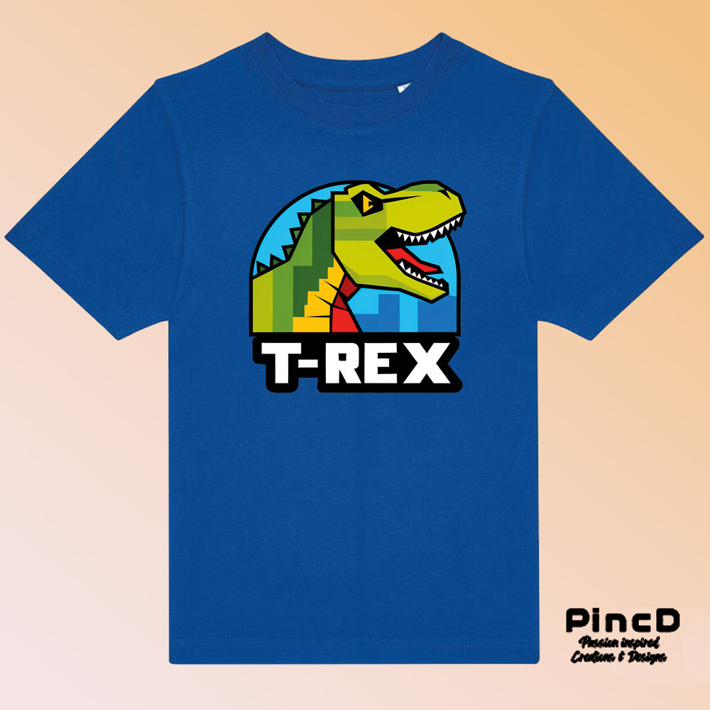 Dino T-Shirt für Kinder mit T-Rex Logo