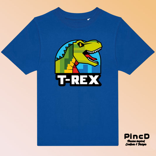 Dino T-Shirt für Kinder mit T-Rex Logo