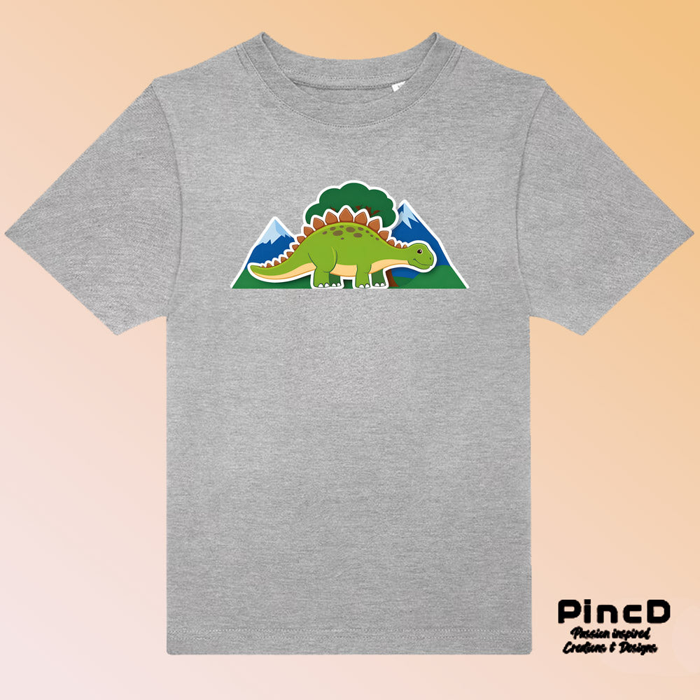 Dino T-Shirt Kinder – Stegosaurus