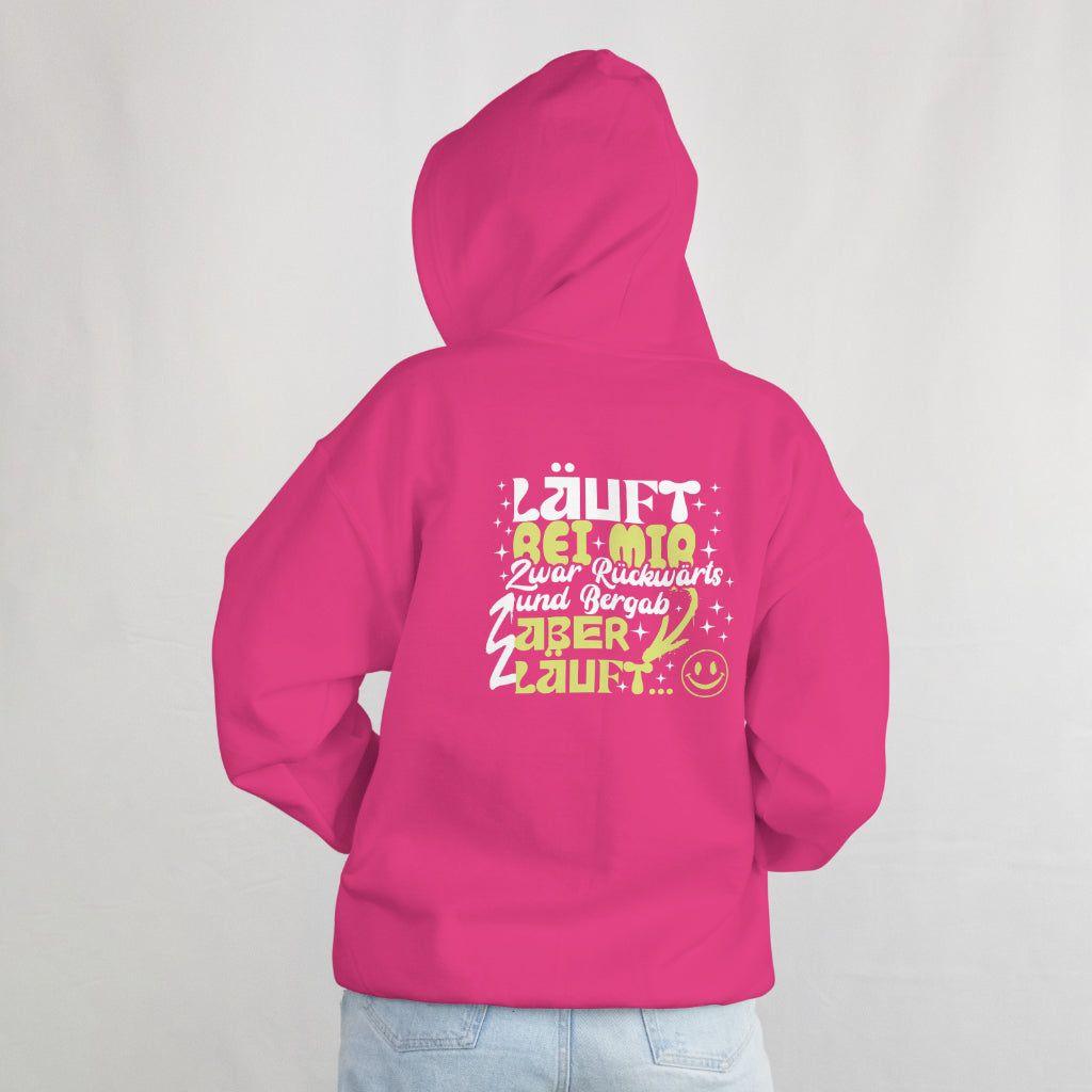 Lustiger Damen Hoodie – „Läuft bei mir…“