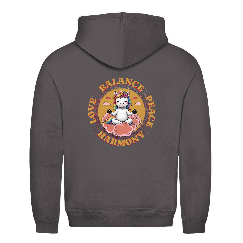 Einhorn Hoodie – Love-Balance-Peace-Harmony