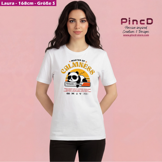 Good Vibes T-Shirt mit Spruch – Master of Calmness