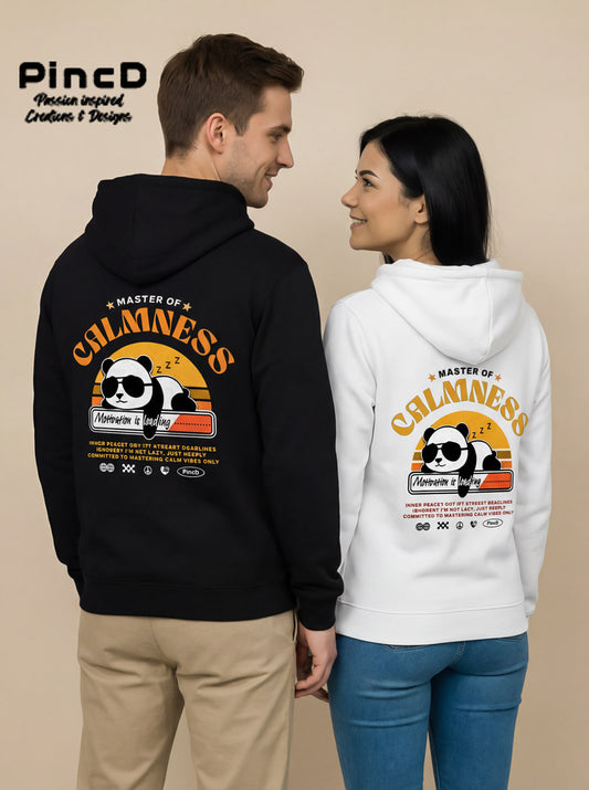 Good Vibes Hoodie mit Spruch – Master of Calmness