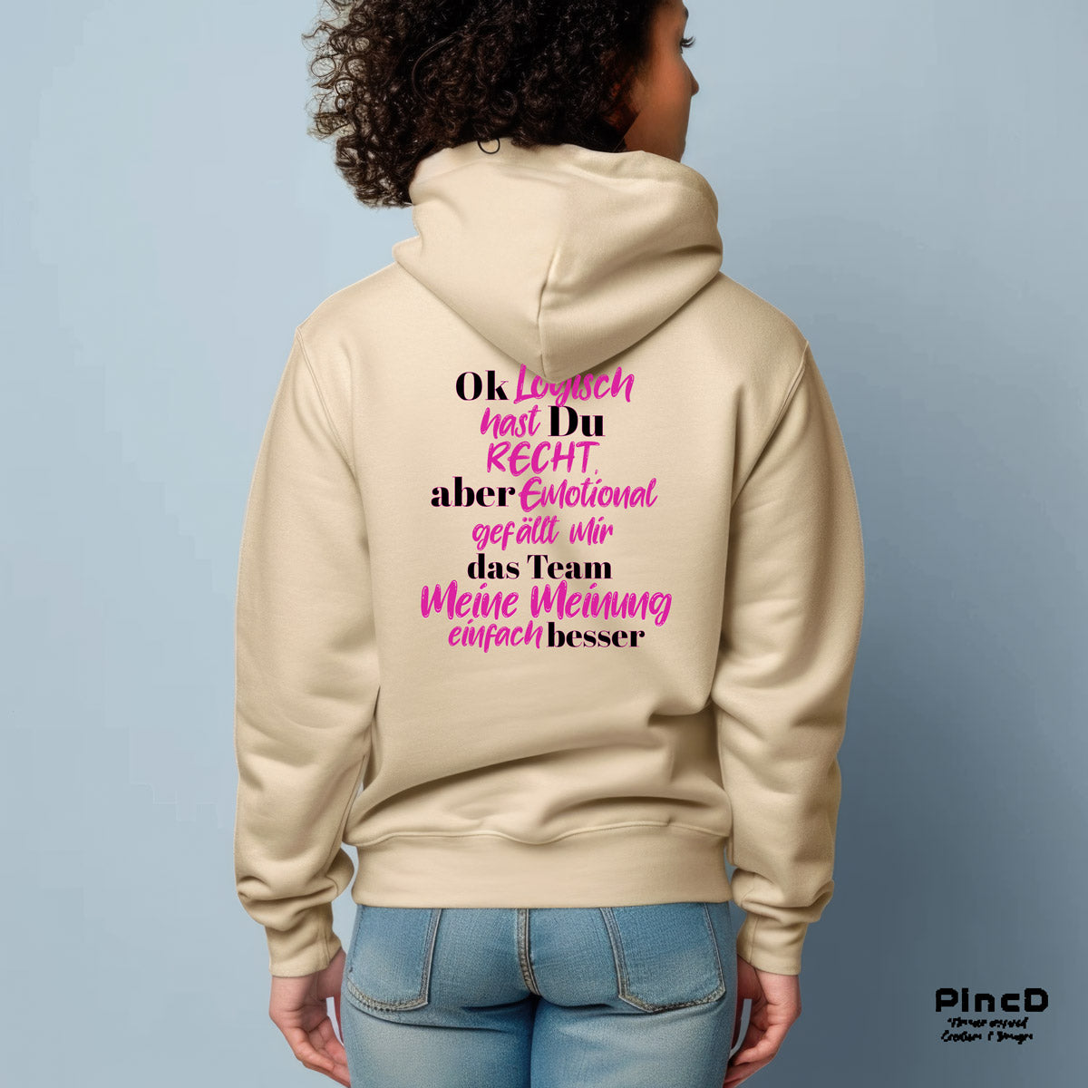 Lustiger Damen Hoodie – „Ok, logisch hast du recht…“