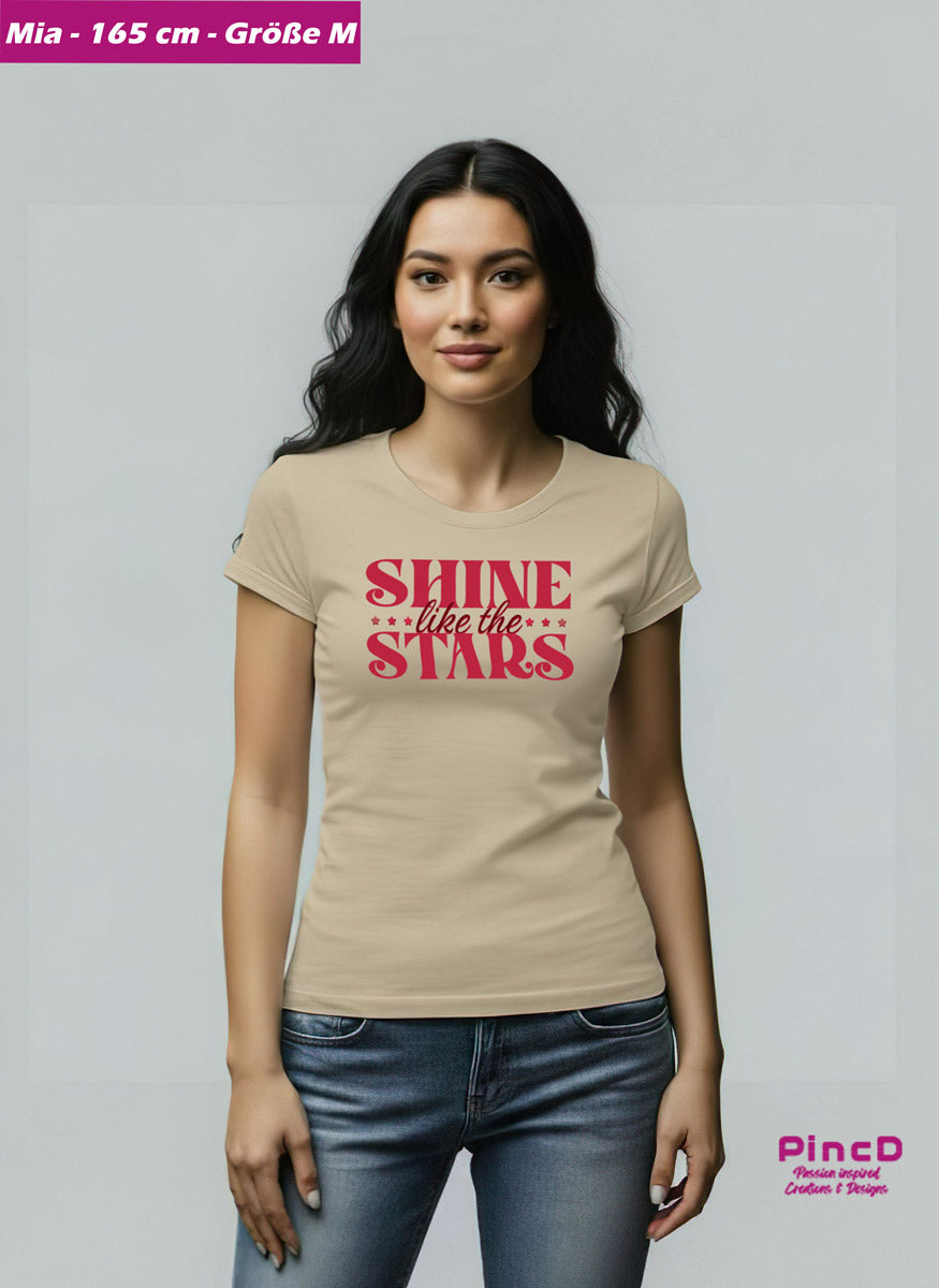 Good Vibes T-Shirt – SHINE LIKE THE STARS-Sand