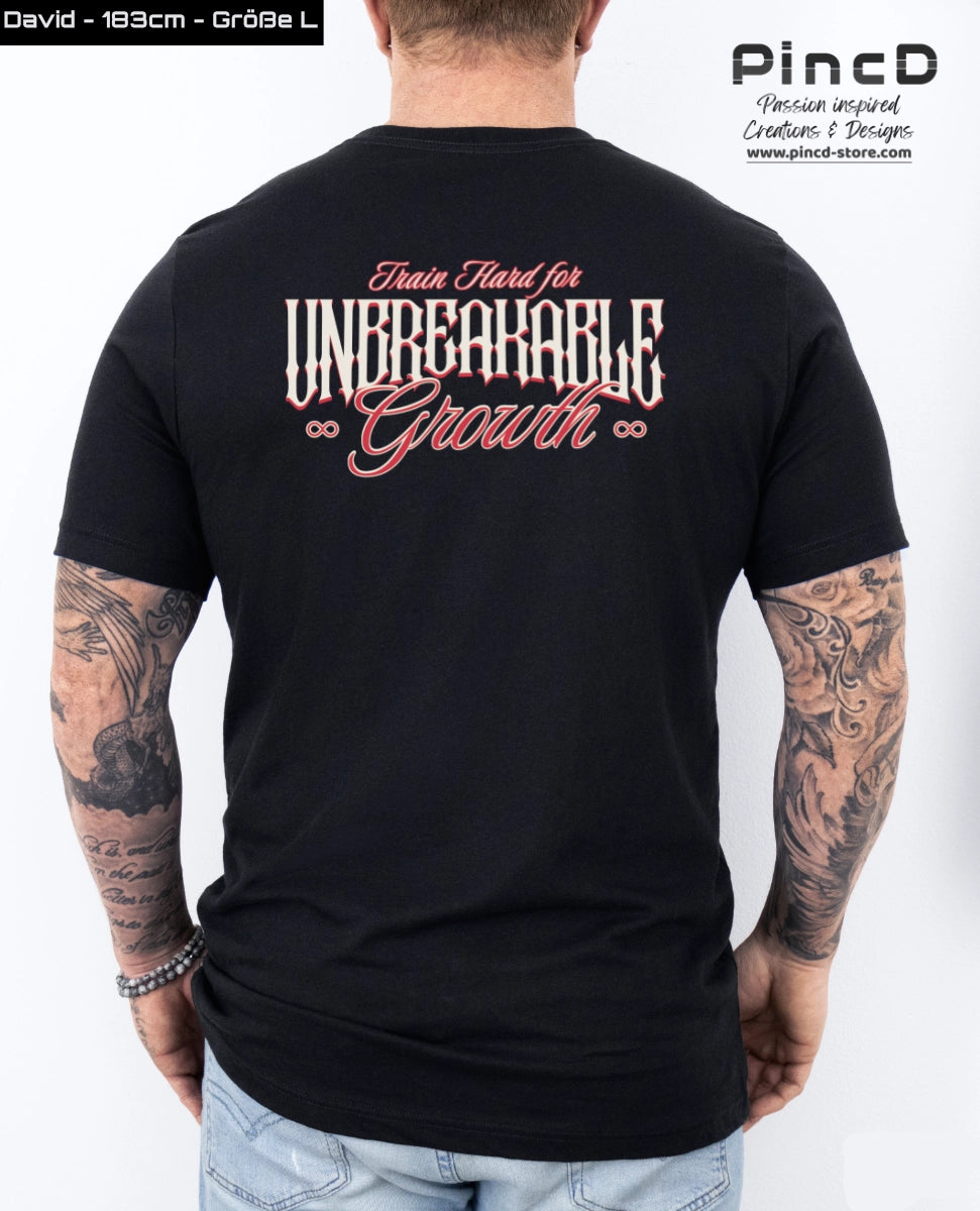 Gym Shirt mit Motiv Unbreakable Growth