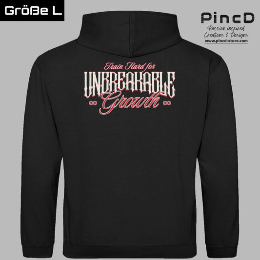 Gym Hoodie - Unbreakable Growth by PincD Streetware