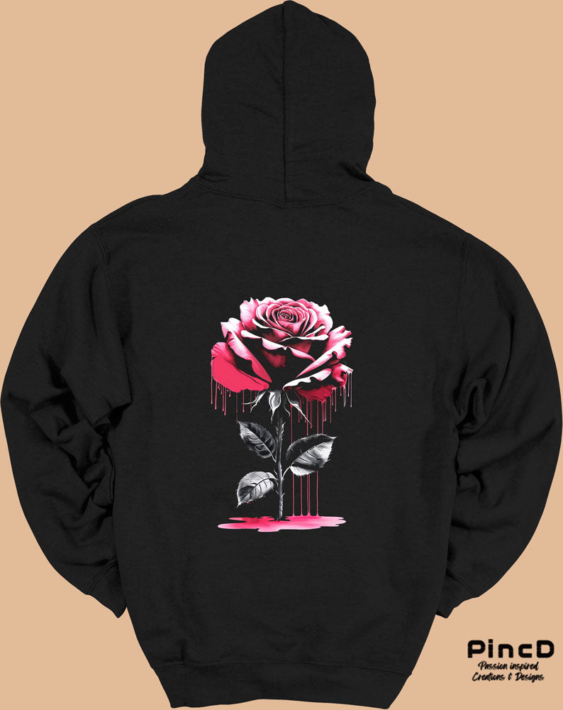 Y2K Hoodie – Purple Rose by PincD-Streetware